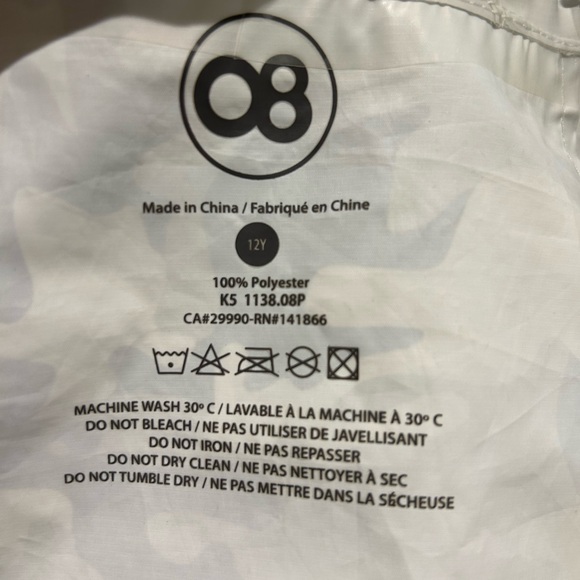 Kids Camo raincoat size 12 - Picture 5 of 6